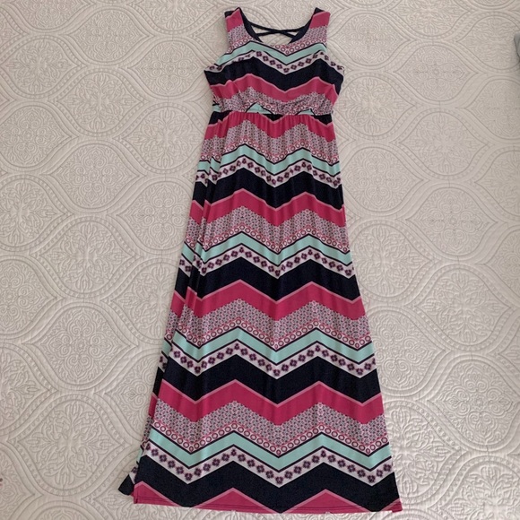 Trixxi Other - Girls chevron maxi dress size 10